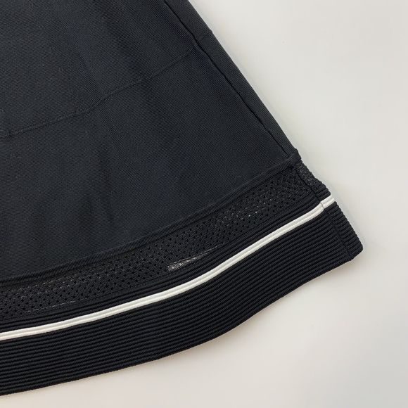 ALC Womens Elastic Waistband Knit Mini A Line Skirt Black medium - Picture 11 of 13